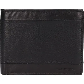 Peněženka Pánská kožená peněženka Lagen50738 černá