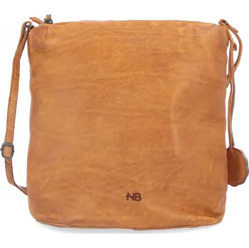 Kožená kabelka Noelia Bolger NB 2060 ZLU žlutá