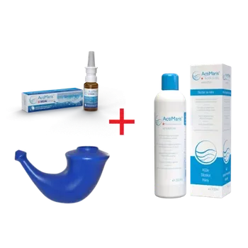 Bylinná léčivá mast ActiMaris sada na záněty a rány nosu – pro dospělé