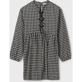 Dívčí oblečení Dětské bavlněné šaty Mayoral 7916.8J.Junior.9BYA šedá 90X, vel. 128