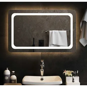 Zrcadlo vidaXL Koupelnové zrcadlo s LED osvětlením 80x50 cm [151786]