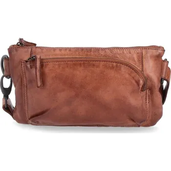 Kabelka Kožená ledvinka Noelia Bolger NB 2036 KO Cognac