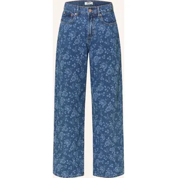 Only Dámské Wide Leg Džíny, medium blue denim/roses, 38