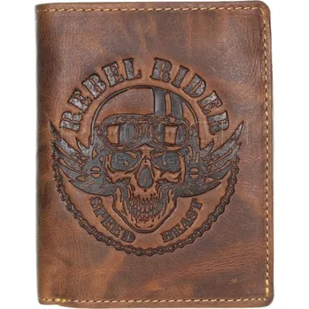 Peněženka Kožená peněženka s řetězem Grenburry Rebel 1796A-R