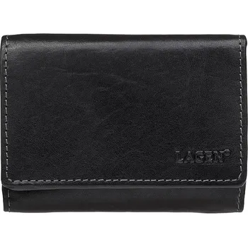 Peněženka Dámská kožená peněženka LAGEN LM-2520/T černá
