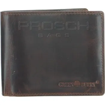 Peněženka Kožená peněženka Greenburry 4803-24 hnědá