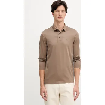 Pánské tričko Tričko s dlouhým rukávem Emporio Armani 8N1F97.1JUVZ hnědá 88X, vel. S