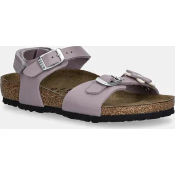 Dívčí sandály Dětské sandály Birkenstock Rio fialová barva, 1030388 04X, EUR 34