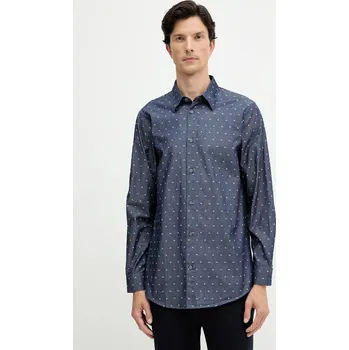 Pánská košile Bavlněná košile Armani Exchange XM001716.AF17528 námořnická modř 59X, vel. M