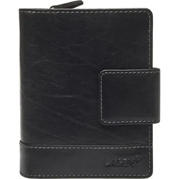 Peněženka Dámská kožená peněženka LAGEN 2077/T černá