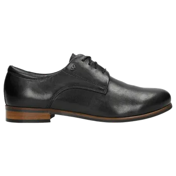 Dámské polobotky Klasické Elegantní Dámské Polobotky Z Černé Kůže Wojas 646251 42