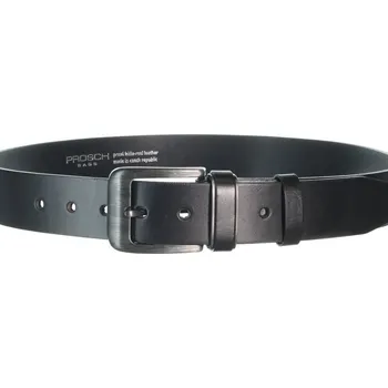 Opasek Kožený pásek PROSCH BAGS jeans 02/PR01-125 černý