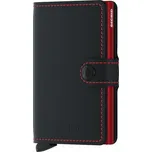Miniwallet Secrid Matte Black & Red