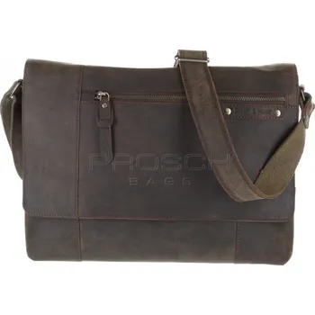 Kožená taška Greenburry na notebook 1943-22 hnědá