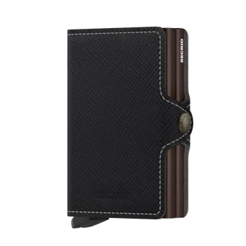 Peněženka Twinwallet Secrid Saffiano Brown