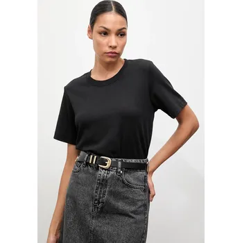 Bavlněné tričko Answear.LAB 31763.TOS černá 99X, vel. M