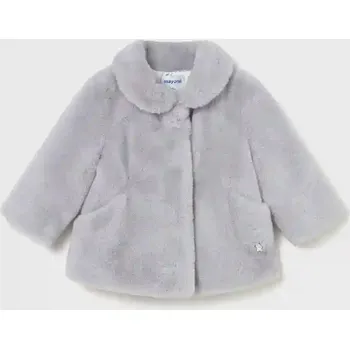 Dívčí kabát Dětský kabát Mayoral 2434.4D.Baby.9BYA šedá 90X, vel. 98