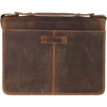 Kožená spisovka Greenburry 1788-25 hnědá