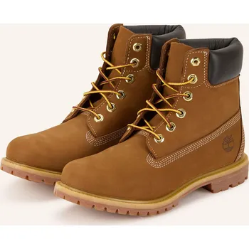 Dámská obuv Timberland Dámské Šněrovací Boty Premium 6 Inch, hnědá, 40