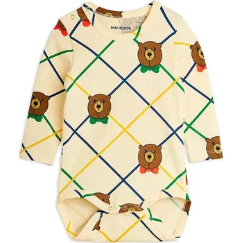 Kojenecké oblečení Kojenecké body Mini Rodini Bear 25740109 béžová 01X, vel. 56-62
