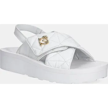 Dámská obuv Kožené sandály Love Moschino JA16044I1MIE0100 bílá 00X, EUR 40