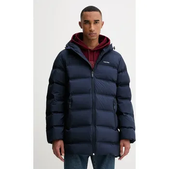 Péřová bunda Calvin Klein tmavomodrá barva, zimní, LV04LD516G 59X, vel. M