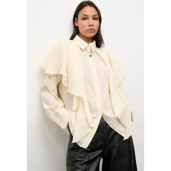 Košile Answear.LAB ST.0698.TOS béžová 01X, vel. XL