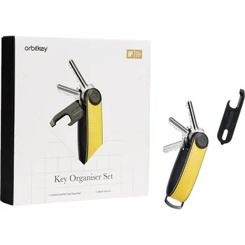 Kosmetická sada Dárková sada Orbitkey Hybrid Leather+Mul.V2 Yellow