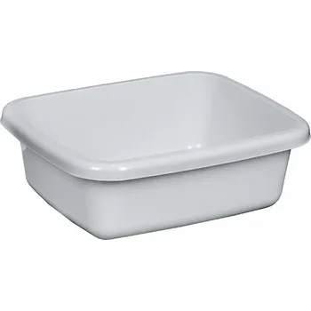 Plastová miska obdélníková Plast Team 10 l bílá