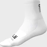 ALÉ Cyklistické ponožky klasické - ACCESSORI STRADA 2.0 - bílá