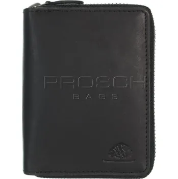 Peněženka Kožená peněženka Greenburry zip 821A-BL-20 černá