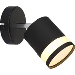 GLOBO 57852-1 LUCERO nástěnné bodové svítidlo/spot 1xGX53 7W 600/364lm 3000K černá, opálová