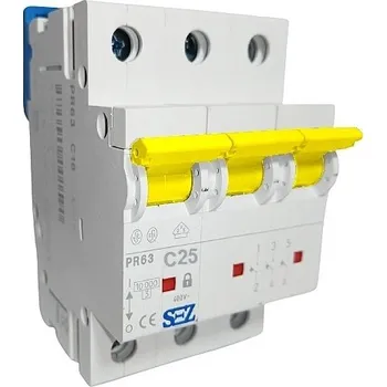 Jistič SEZ KR Jistič třípólový charakteristika C, 25 A, 10 kA