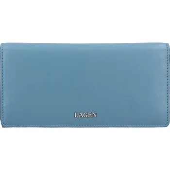 Dámská kožená peněženka LAGEN 50310 modrá