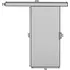 Interiérové dveře Posuvné nástěnné dveře Pixi 96/205/1,6 L/P bílé