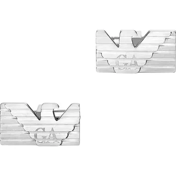 Manžetový knoflíček Manžetové knoflíčky Emporio Armani EGS3077040 stříbrná SLV, vel. ONE SIZE