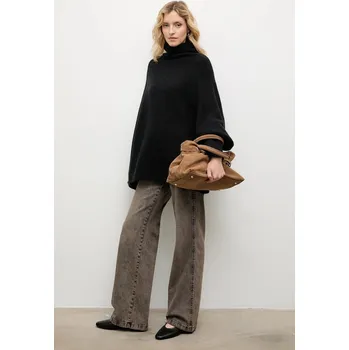 Dámský svetr Kašmírový svetr Answear.LAB dámský, černá barva, s golfem 2723.fh 99X, vel. S