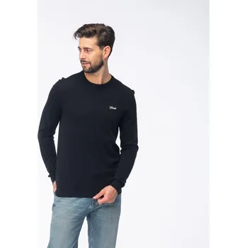 Pánský svetr Pánský Svetr GUESS BENJAMIN LS CN BASIC SWTR M4RR05Z33R1-JBLK – Černá M