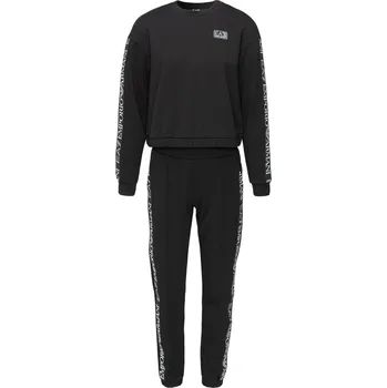 Dámská Tepláková souprava EA7 NATURAL VENTUS7 W T-SUIT T-TOP CN CH 3DTV61TJKWZ1200 – Černá XS