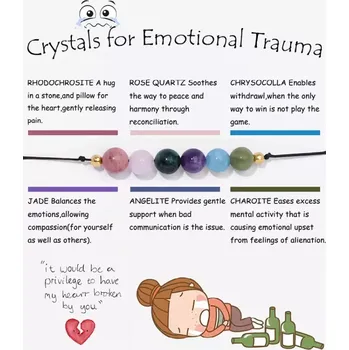 Náramek Freya Crystals for Emotional Trauma náramek