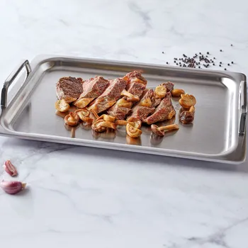 DEMEYERE Specialities 5 39 x 27 cm - grilovací deska z nerezové oceli