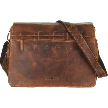 Pánská aktovka Kožená taška Greenburry 1766-25 hnědá