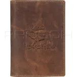 Kožená dokladovka Greenburry 328B-Stag-25 hnědá