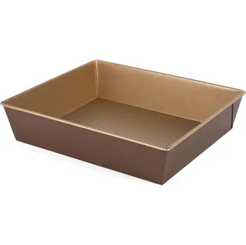 Plech na pečení Forma na pečení non-stick SNB 28 × 23,5 × 6 cm čokoládová