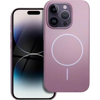 Pouzdro na mobilní telefon OEM Glossy Mag Cover MagSafe APPLE IPHONE 14 PRO fialové