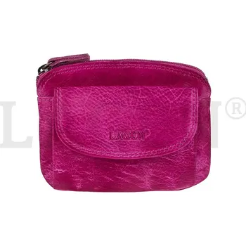Kožená klíčenka LAGEN 786-382/D Fuchsia