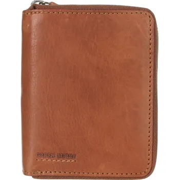Peněženka Kožená peněženka na zip Greenburry 681-24 Cognac