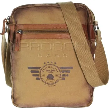 Plátěná taška Greenburry 5903-24 camel