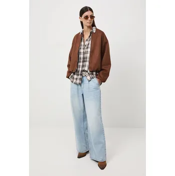 Dámská košile Košile Medicine dámská, béžová barva, relaxed, s klasickým límcem RW25-KDD400 02A, vel. XL