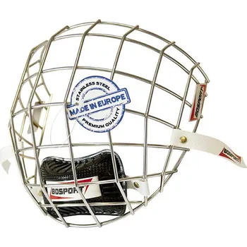 Hokejová helma BOSPORT Mřížka hráč UNI nerez